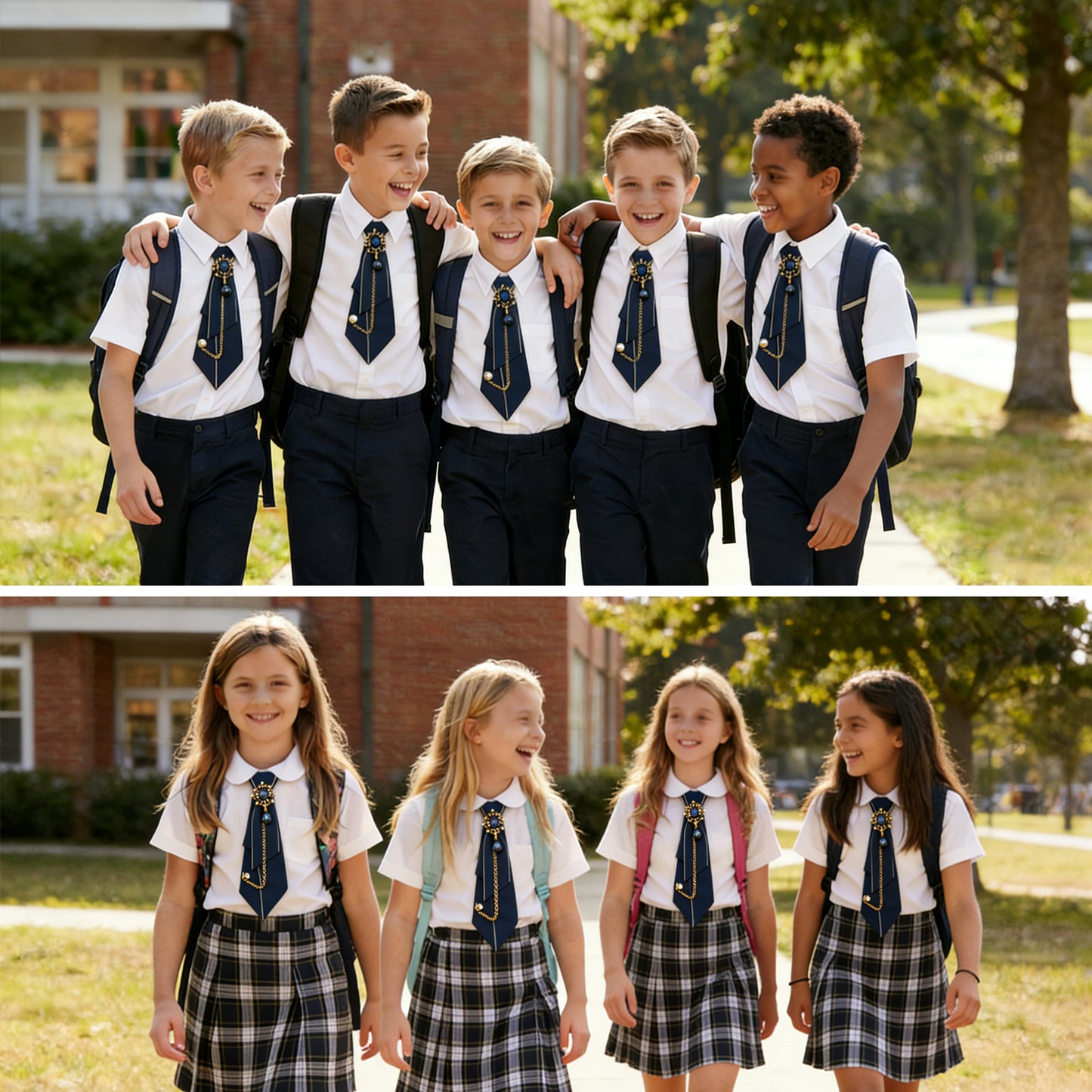 Pre-Tied for Women-Navy