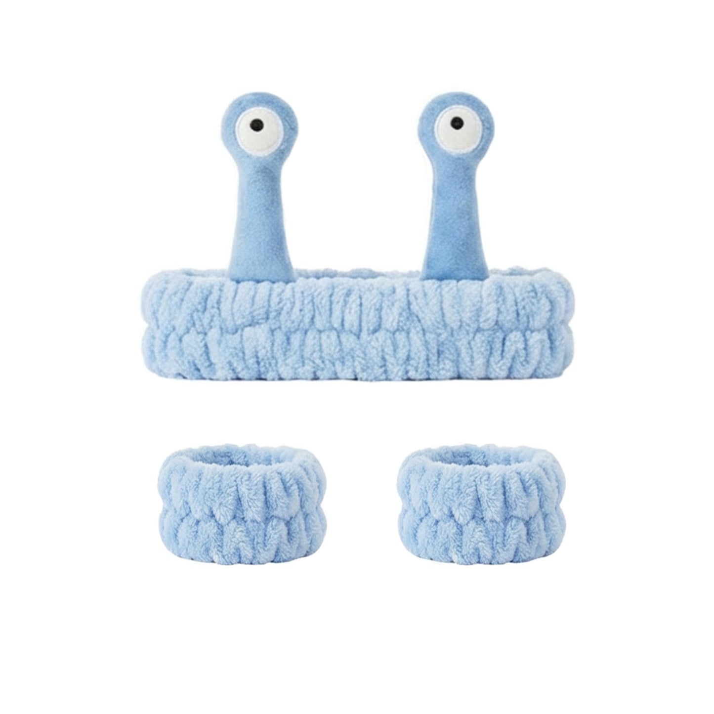 Snail Headband and Wristband Set-LightBlue