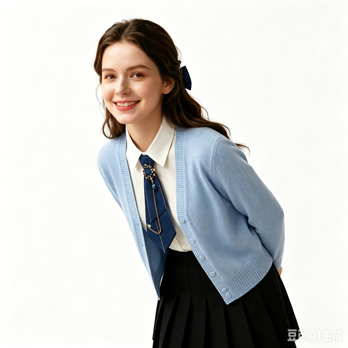 Pre-Tied for Women-Navy