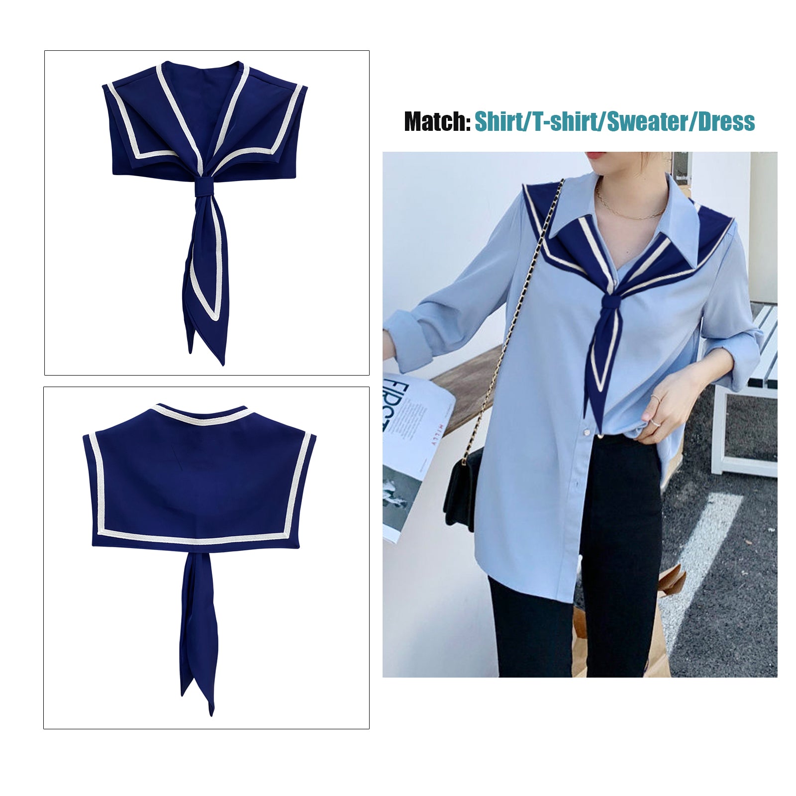 Sailor Collar A-Navy – HoosaiyWoo