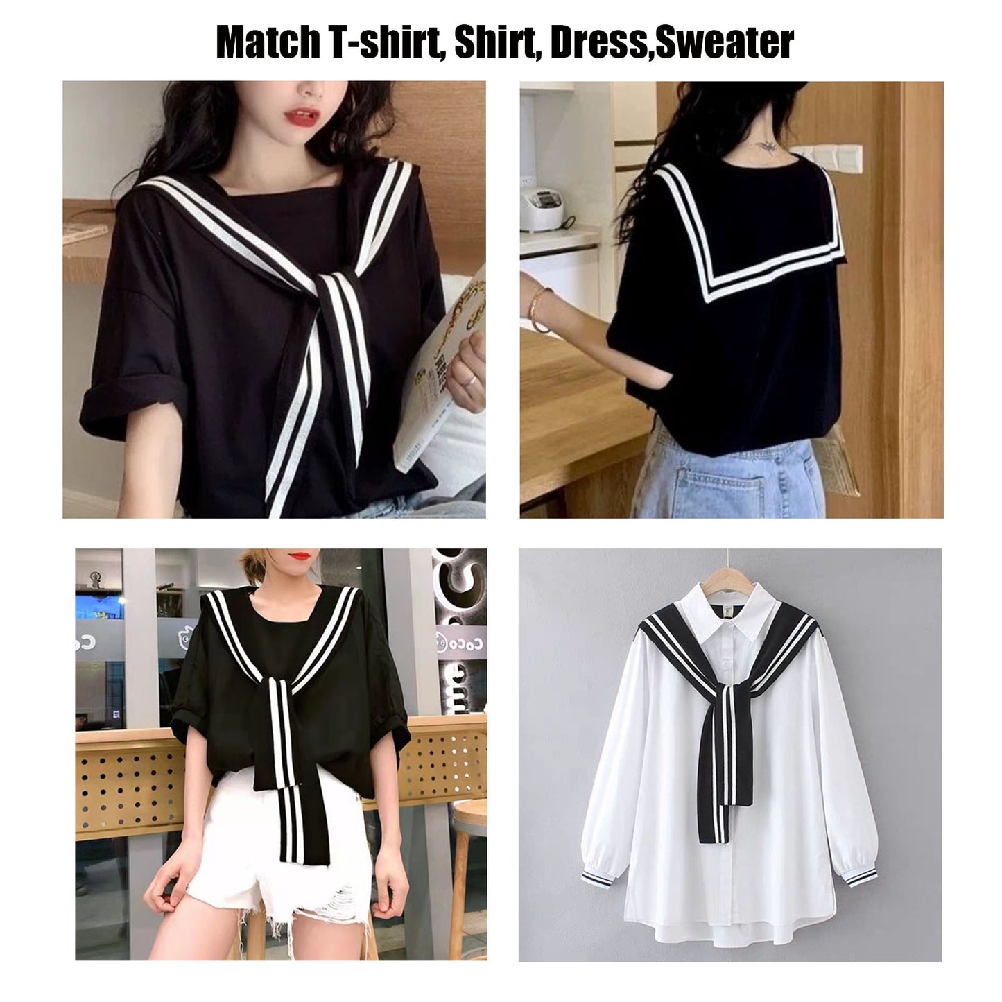 Sailor Collar G-Black