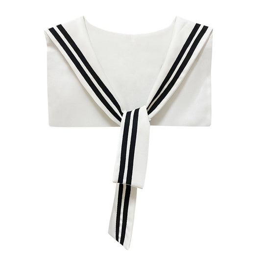 Sailor Collar G-White