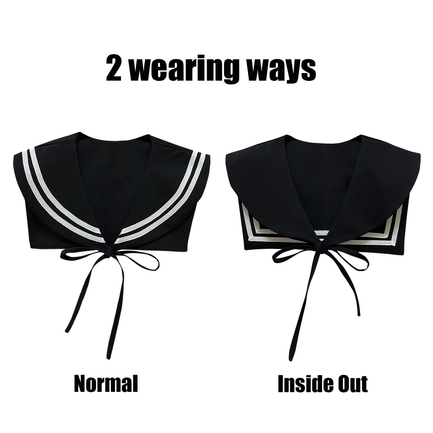 Sailor Collar H-Black