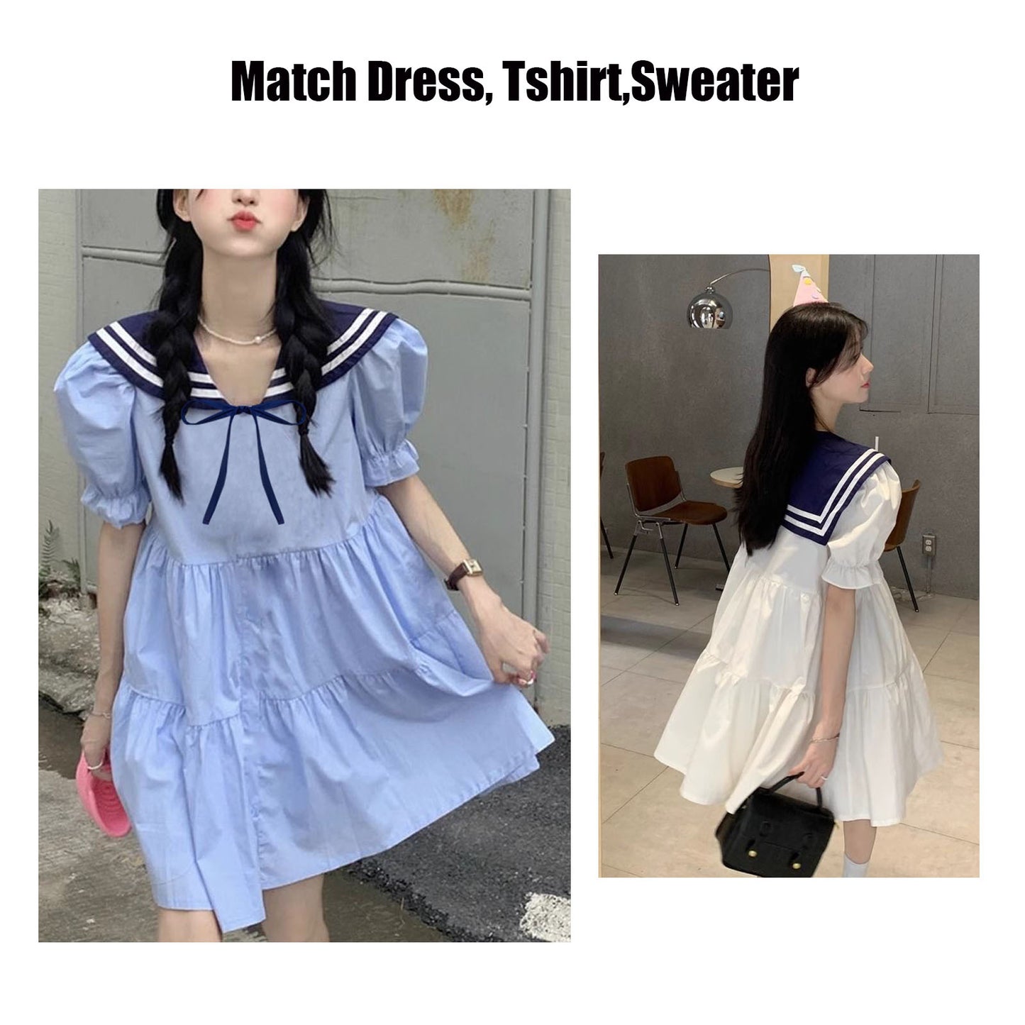 Sailor Collar H-Navy