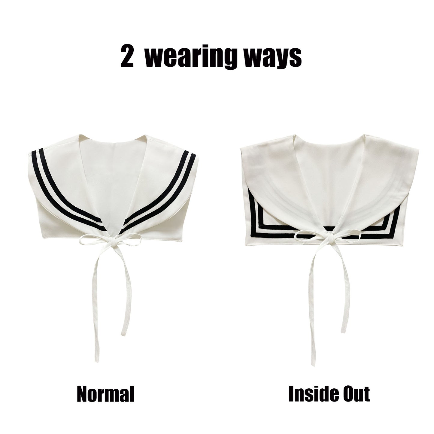 Sailor Collar H-White