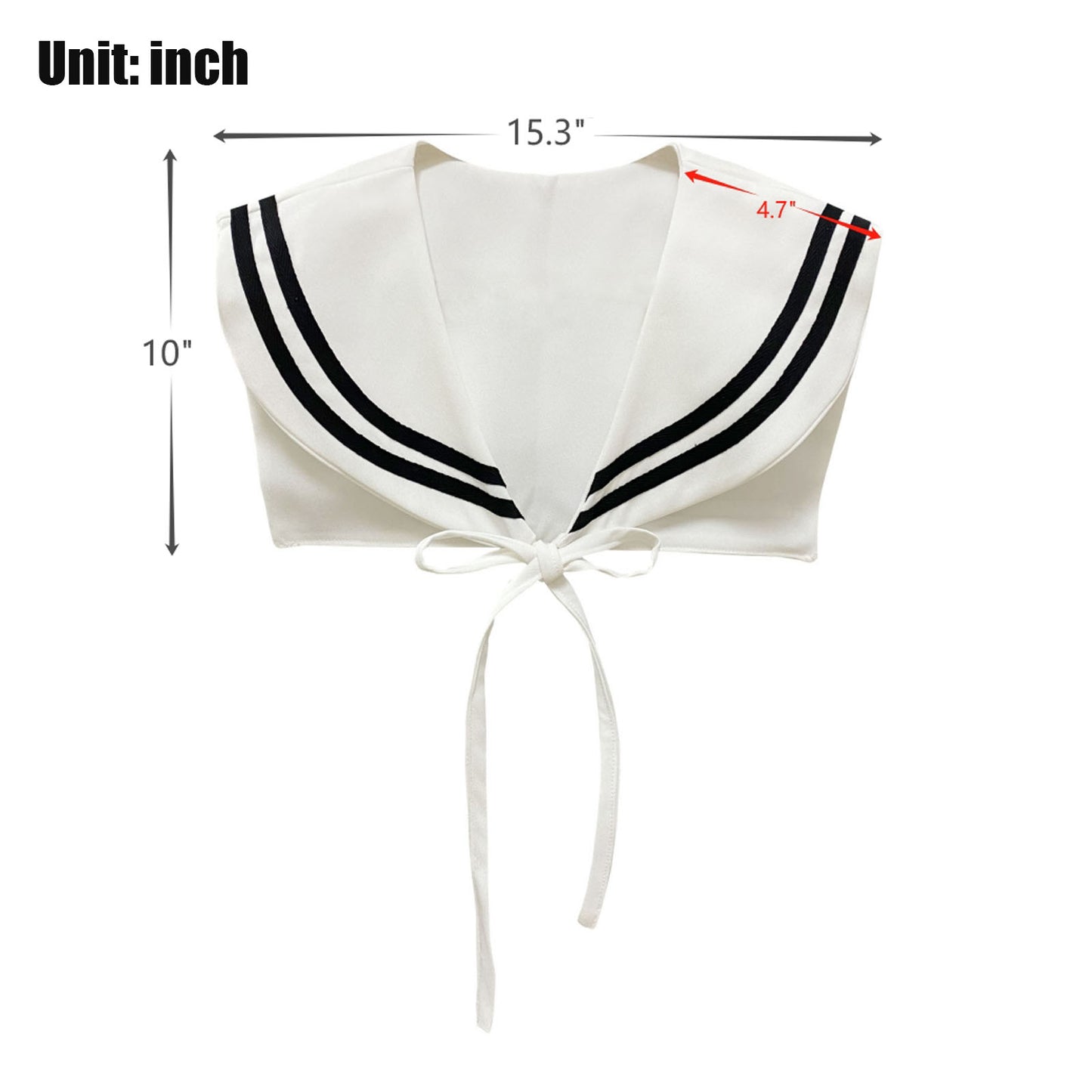 Sailor Collar H-White