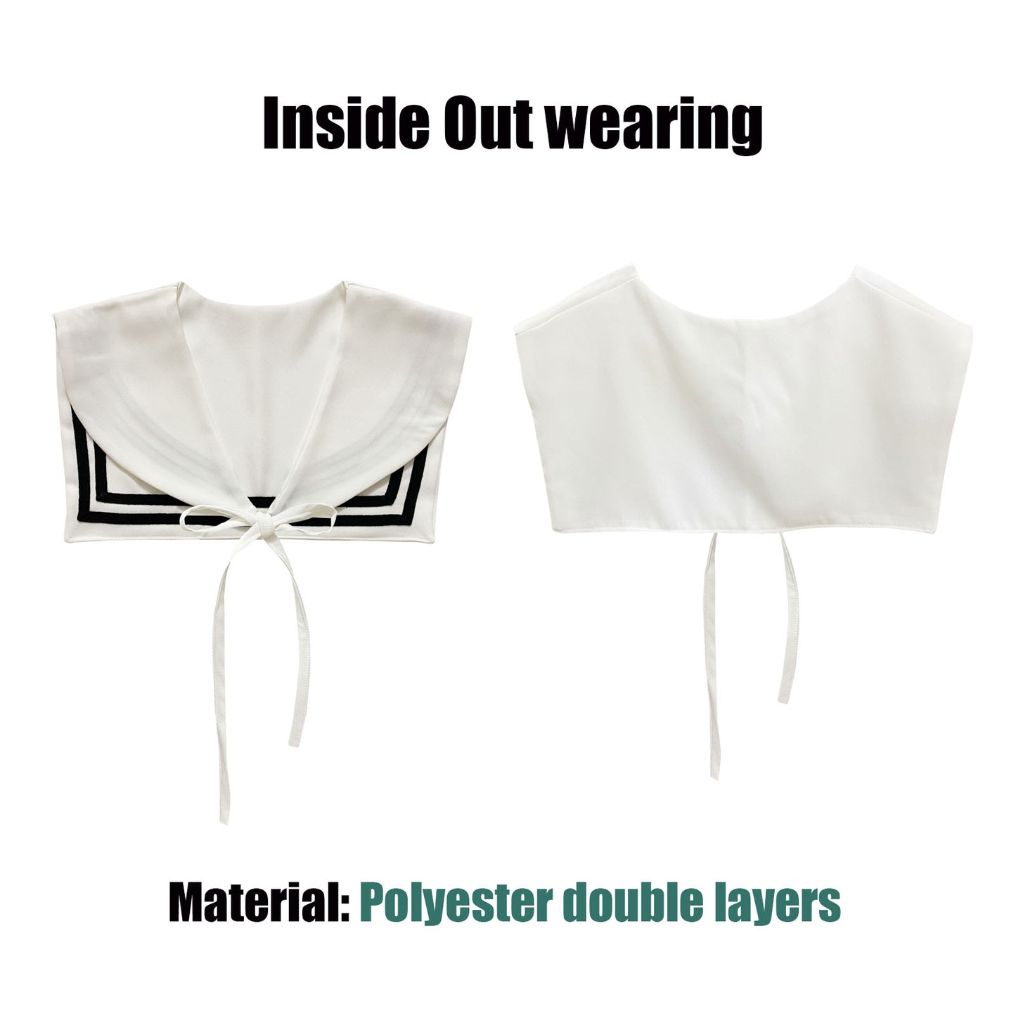 Sailor Collar H-White