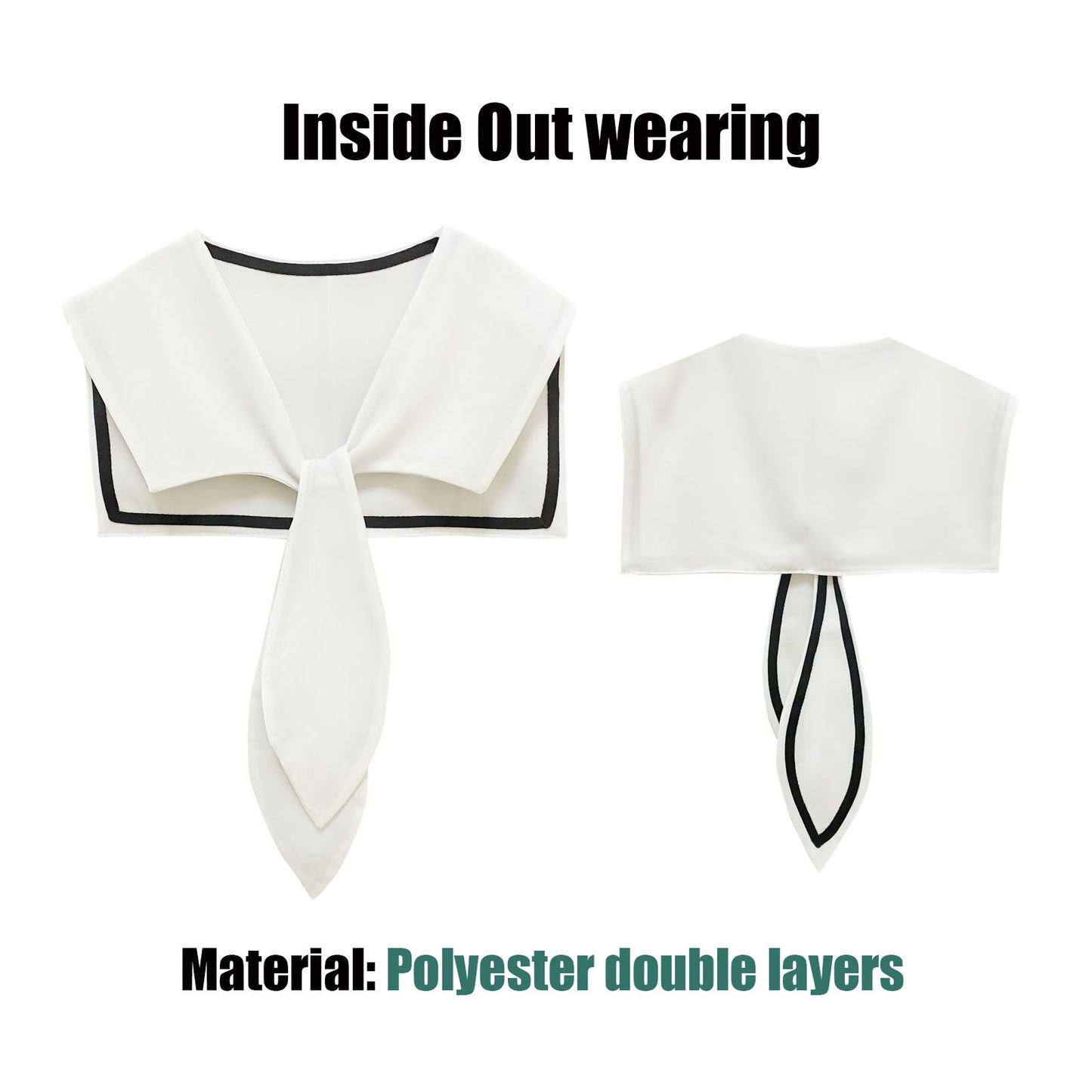 Sailor Collar L-White