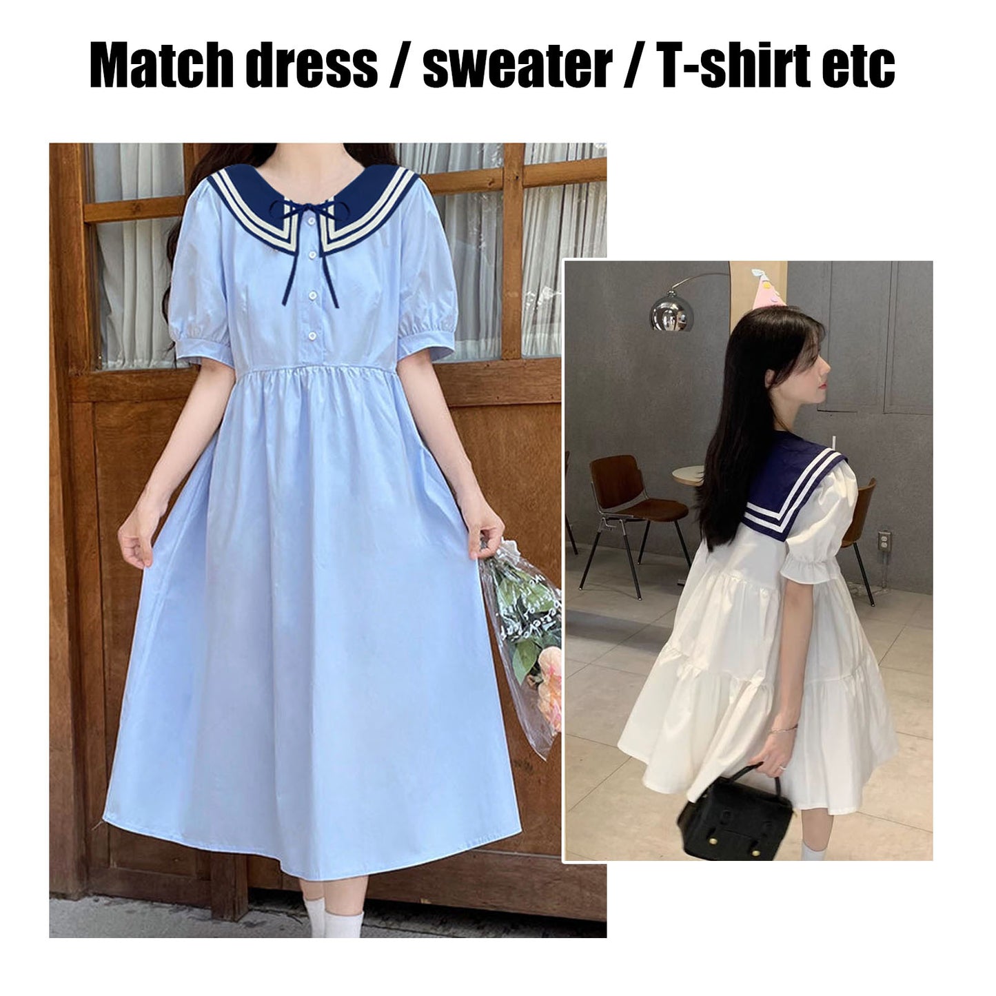 Sailor Collar M-Navy