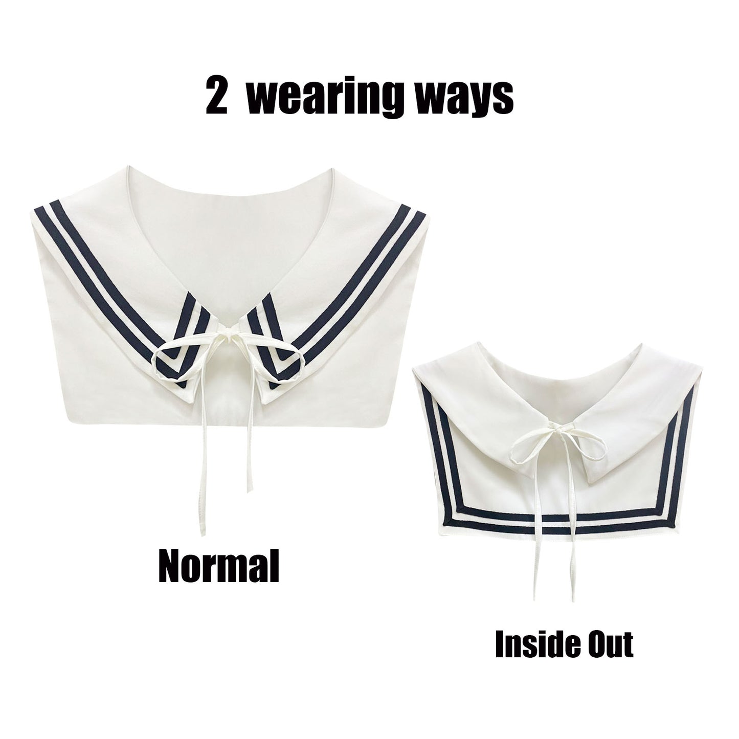 Sailor Collar M-White