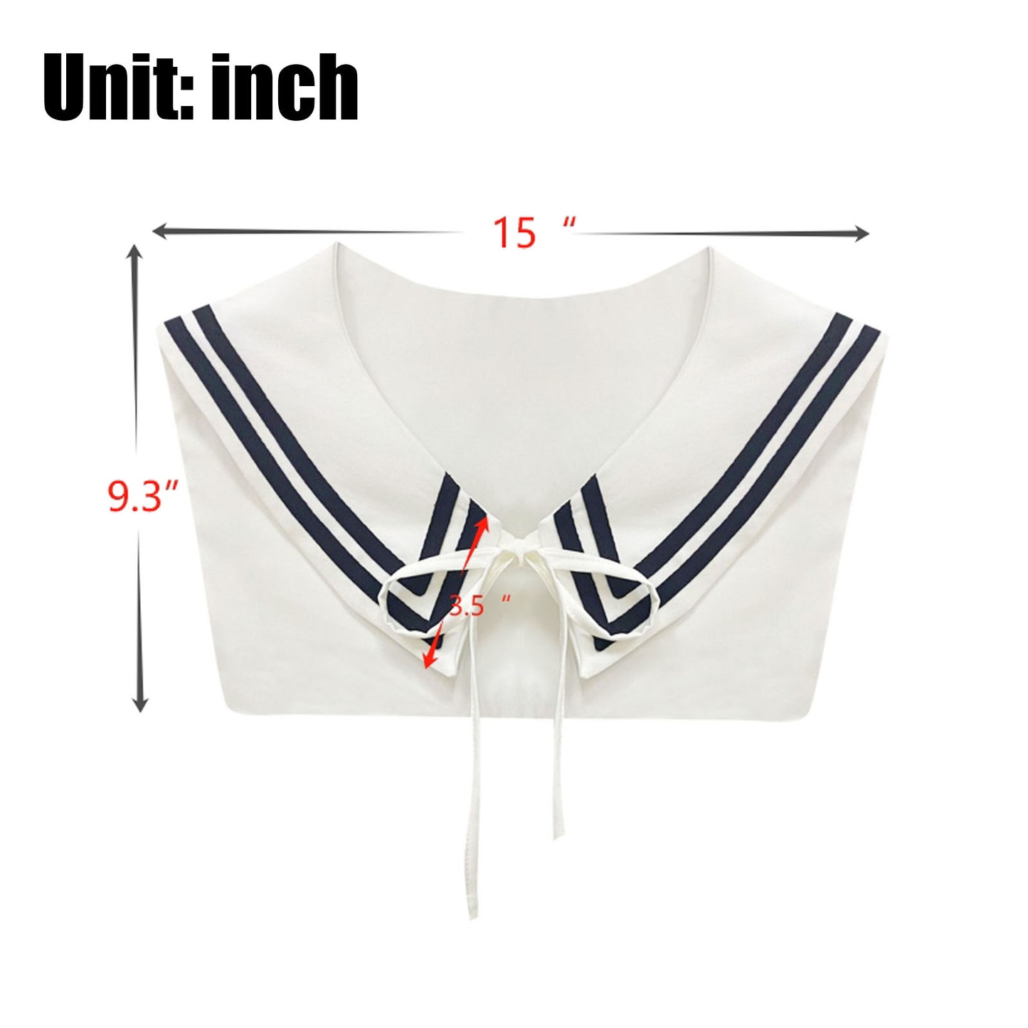 Sailor Collar M-White