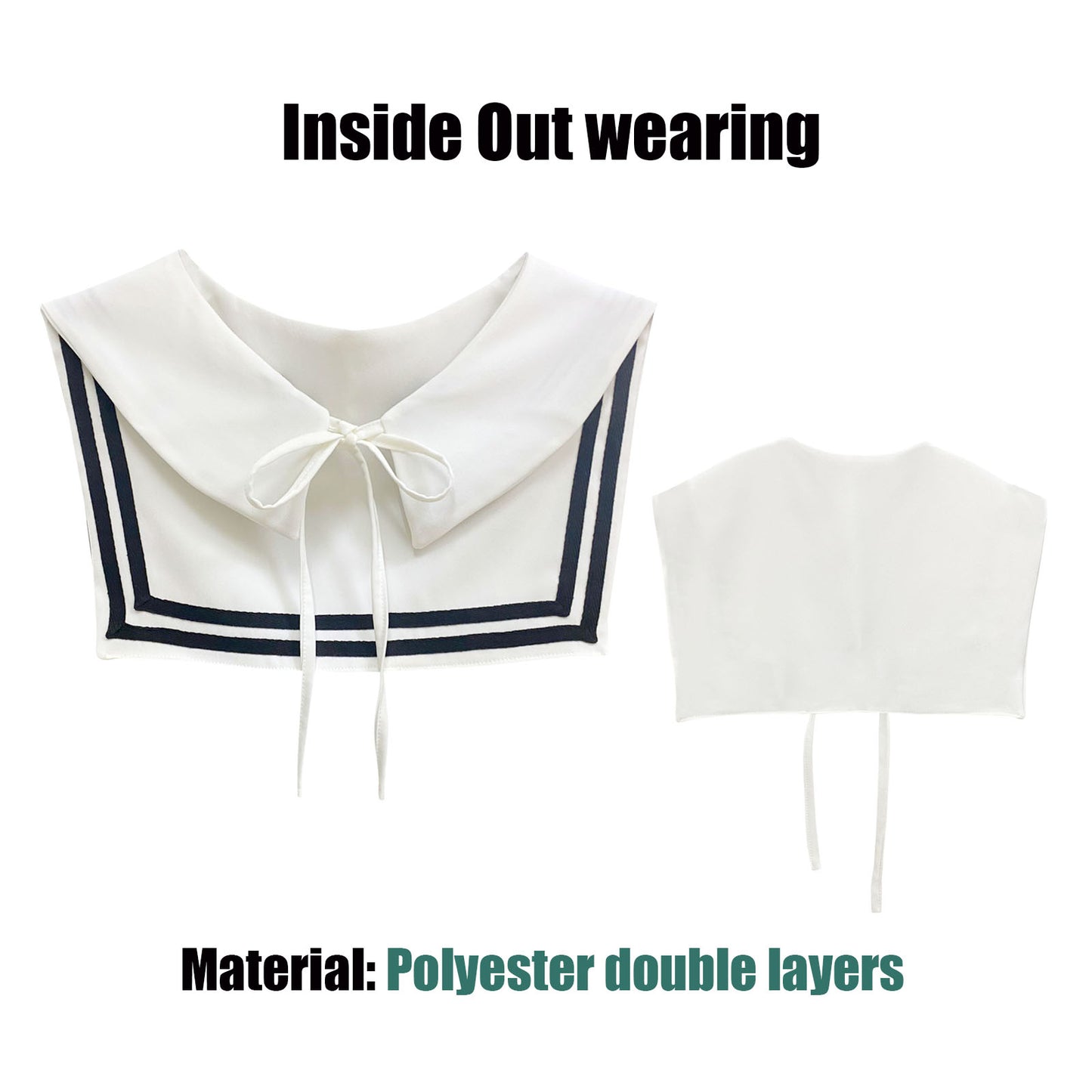 Sailor Collar M-White