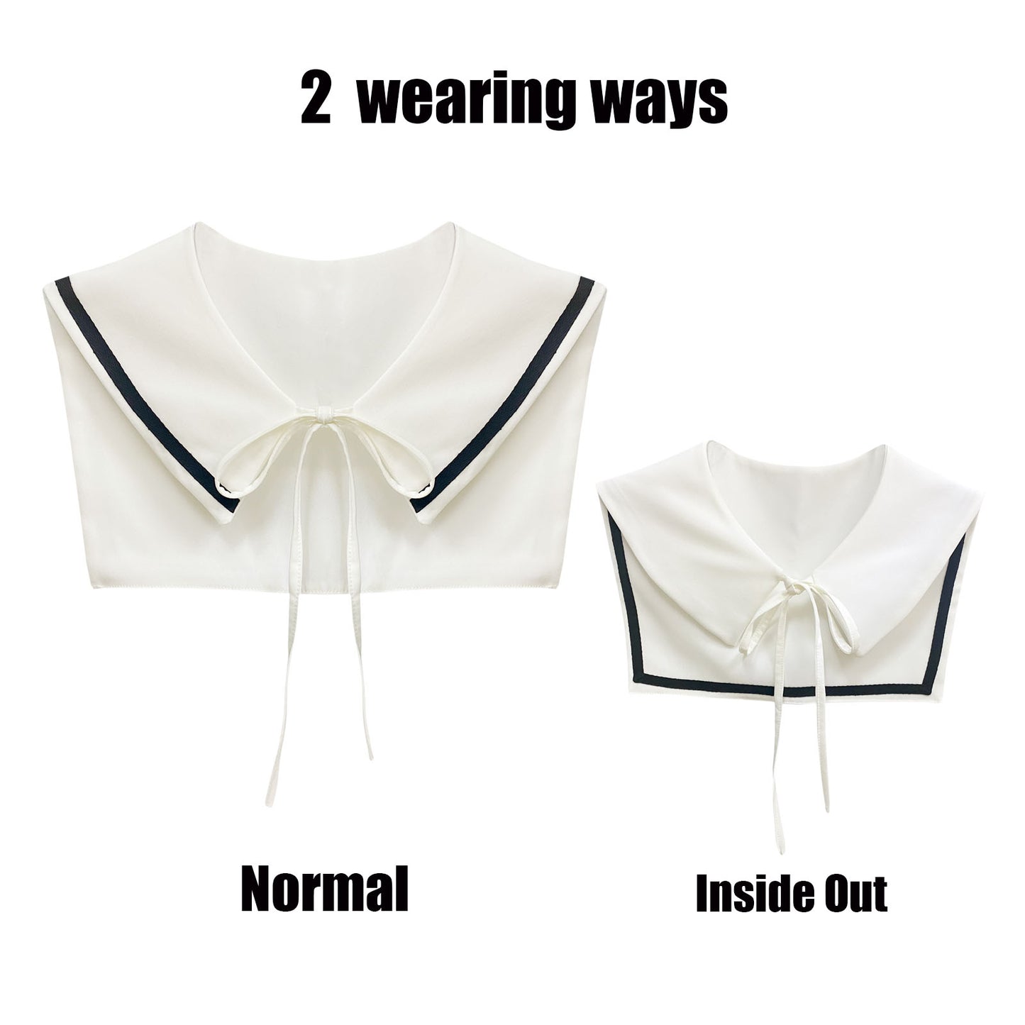 Sailor Collar N-White