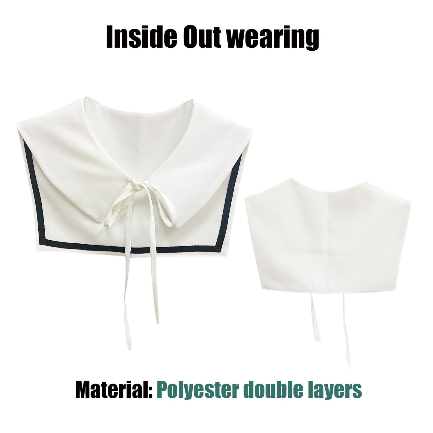 Sailor Collar N-White