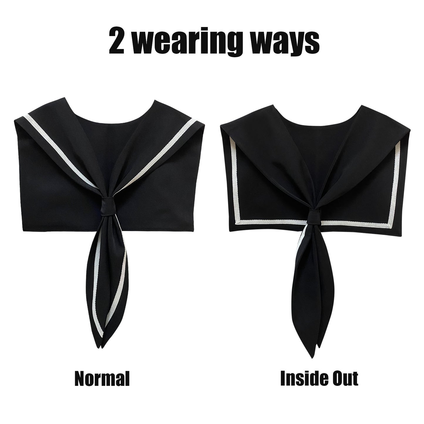 Sailor Collar O-Black