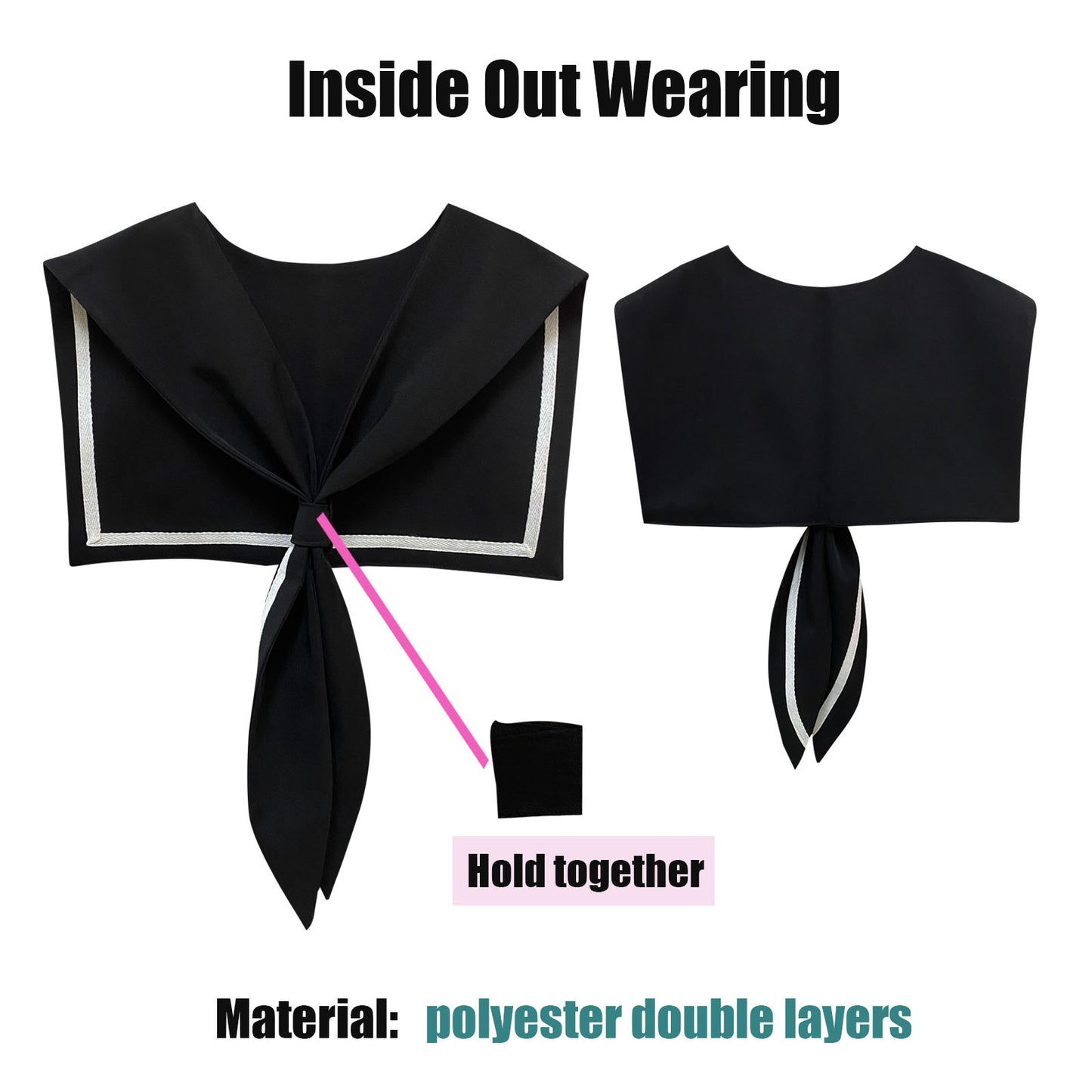 Sailor Collar O-Black