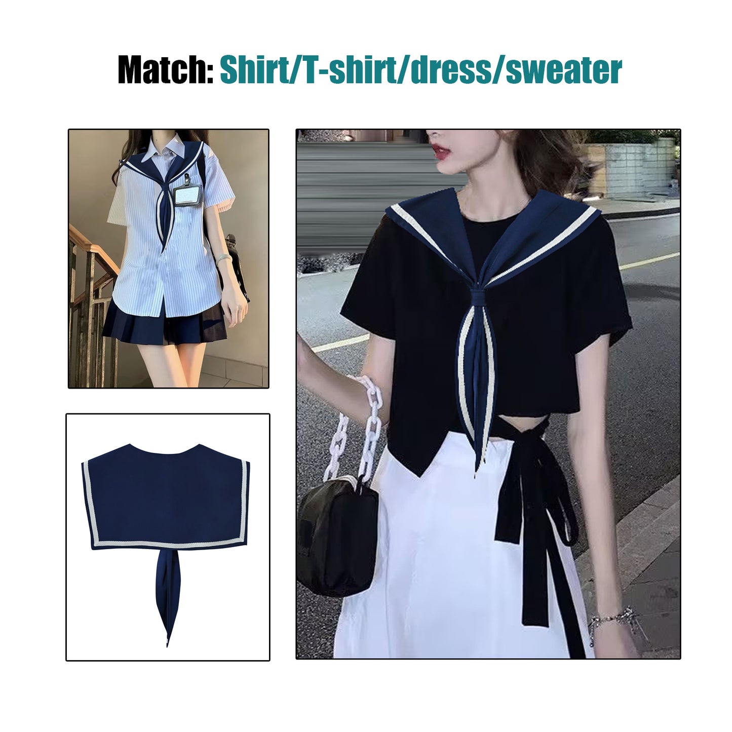 Sailor Collar O-Navy