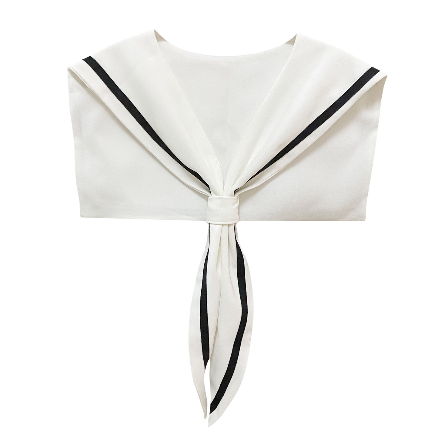 Sailor Collar O-White