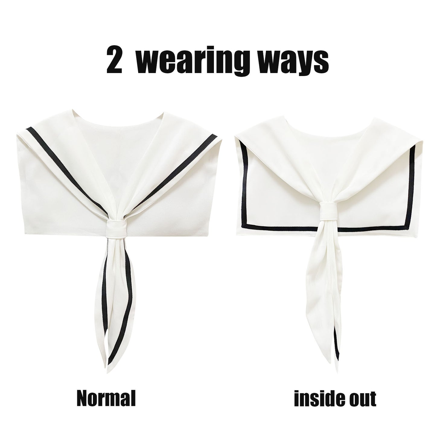 Sailor Collar O-White