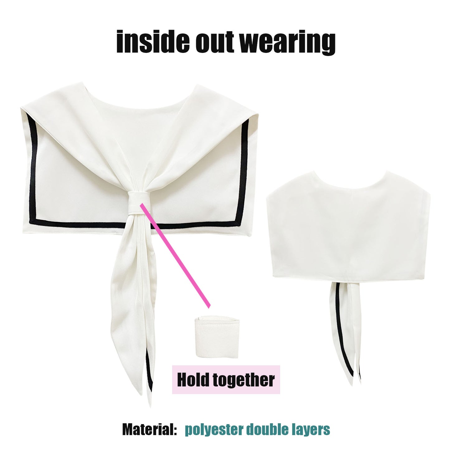 Sailor Collar O-White