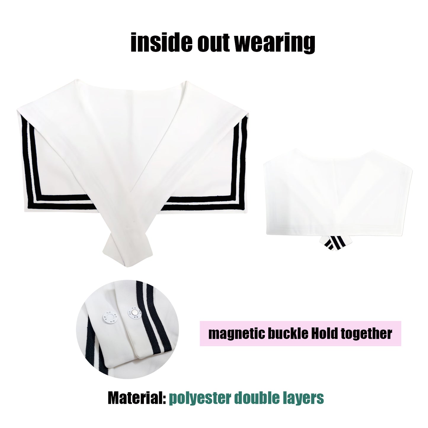 Sailor Collar P-White