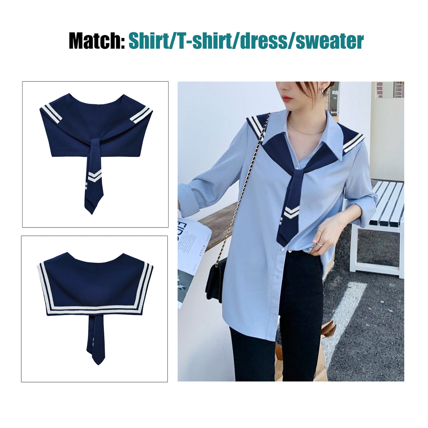Sailor Collar S-Navy