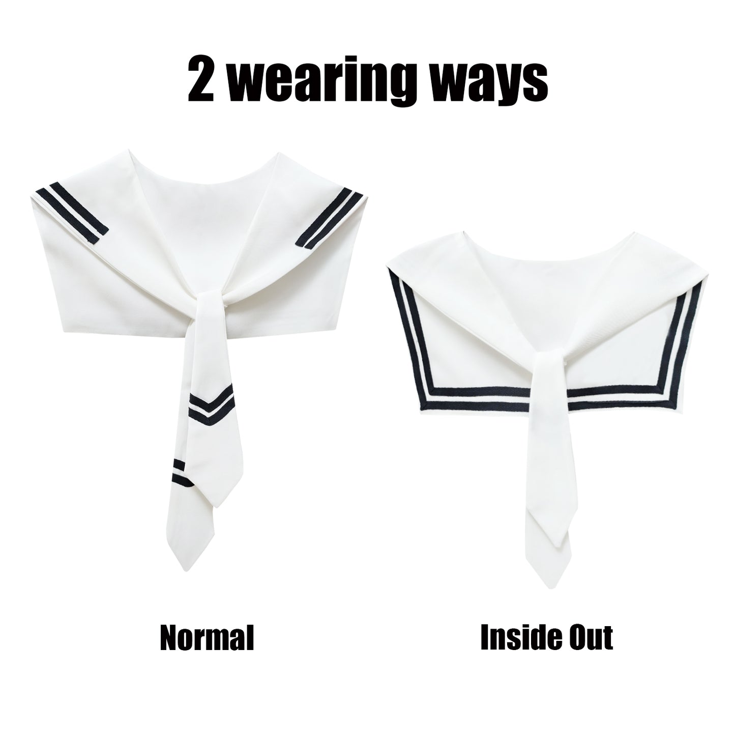 Sailor Collar S-White