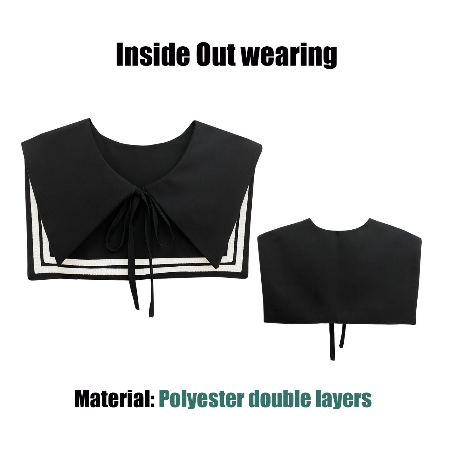 Sailor Collar T-Black