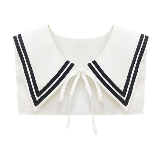 Sailor Collar T-White