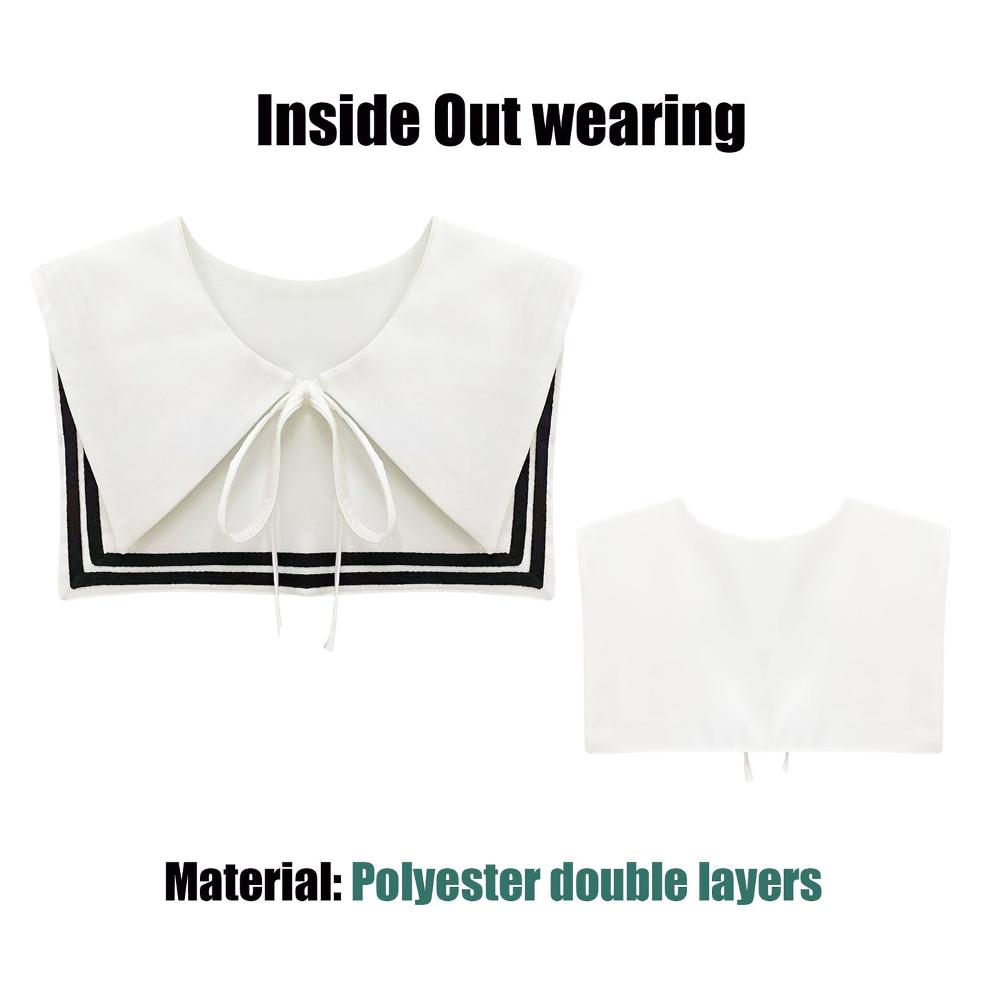 Sailor Collar T-White