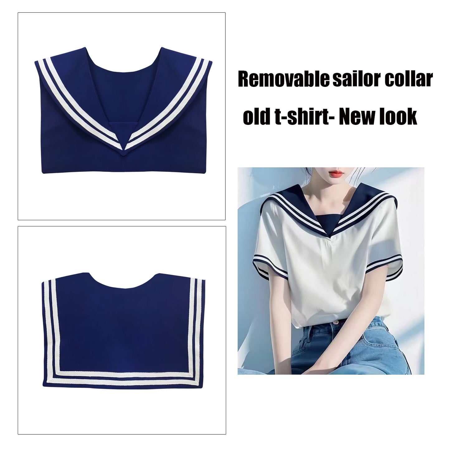 Sailor Collar U-Navy
