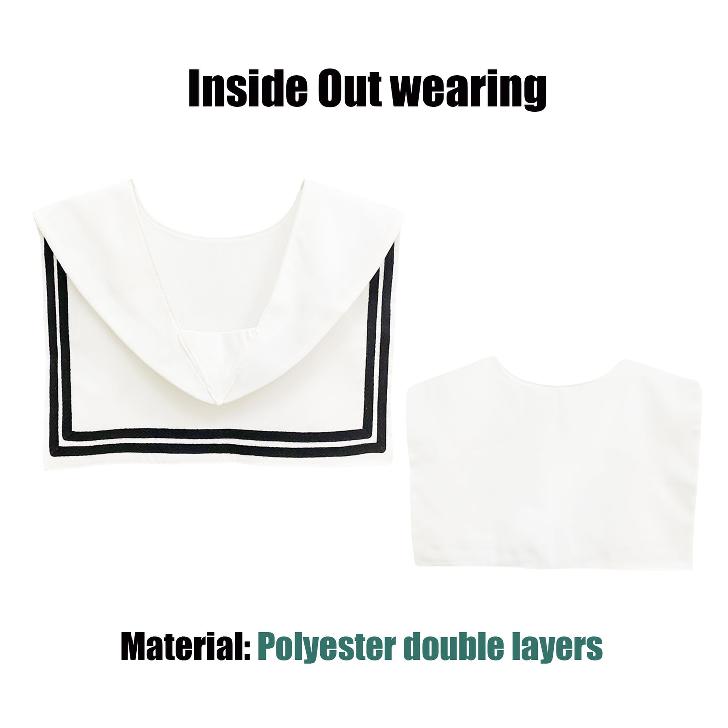 Sailor Collar U-White