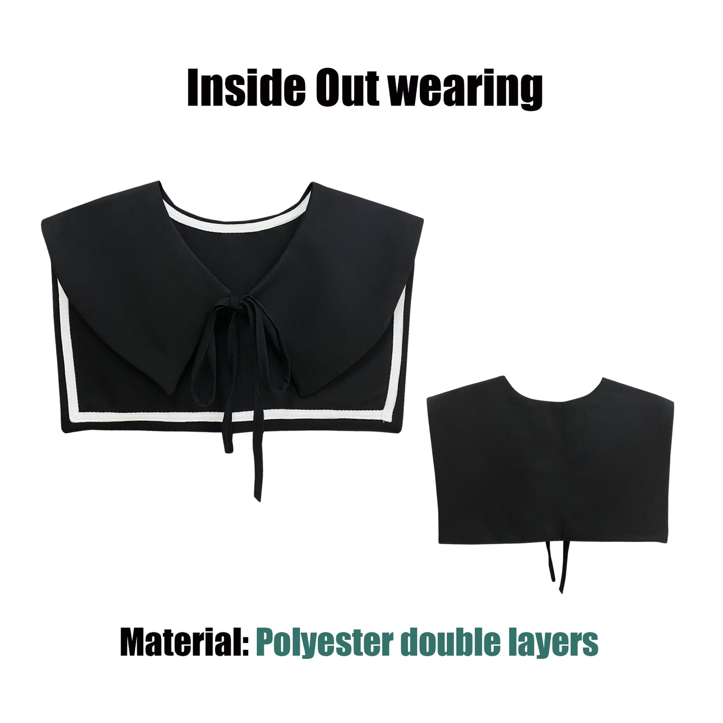 Sailor Collar V-Black