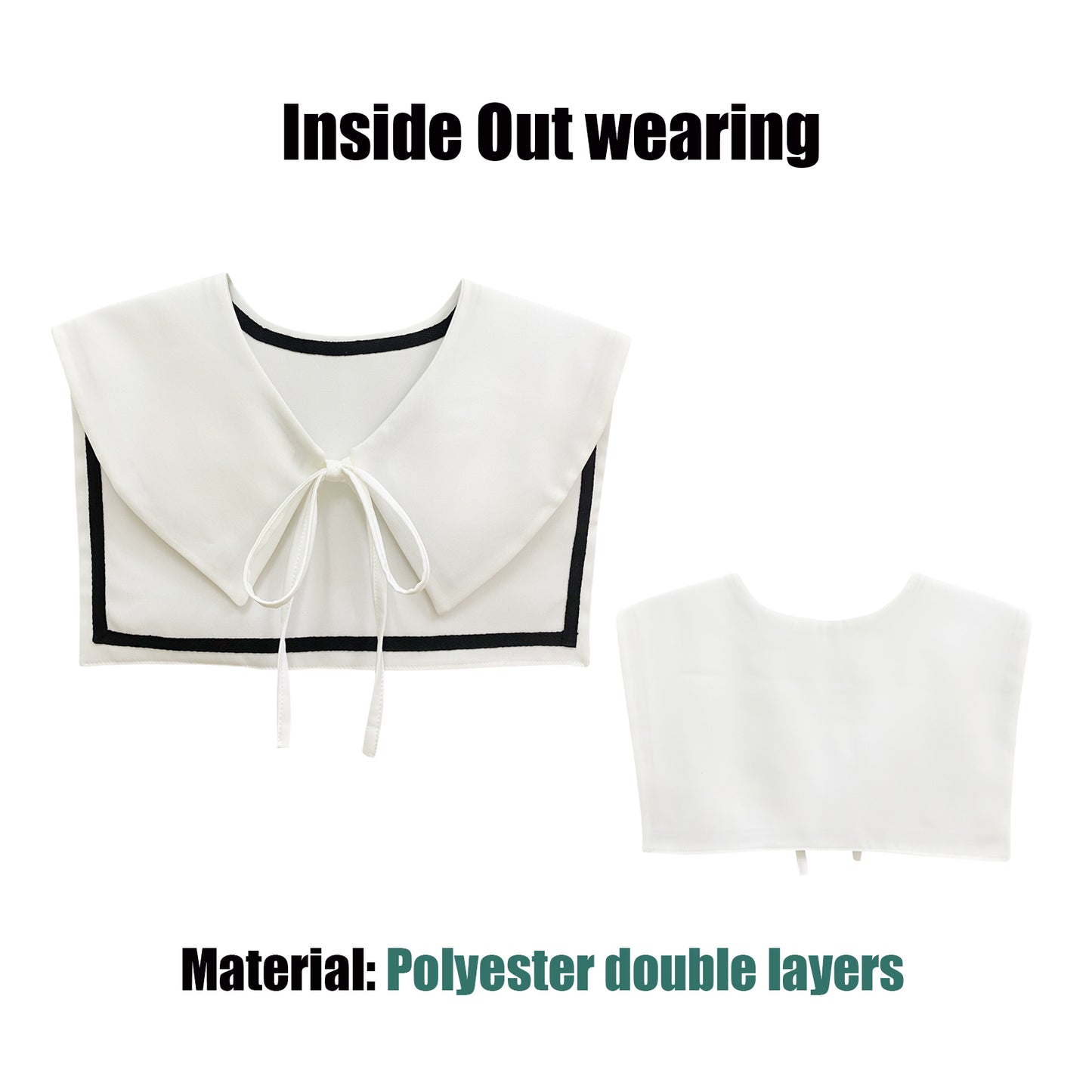 Sailor Collar V-White