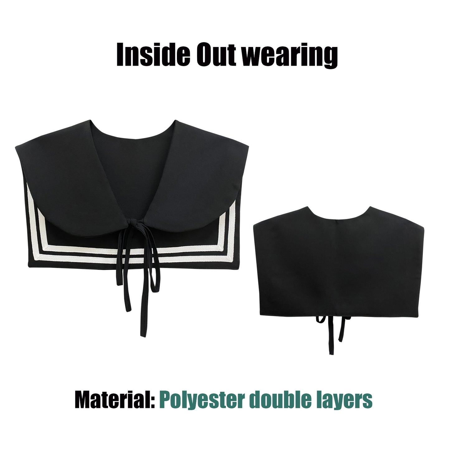Sailor Collar W-Black