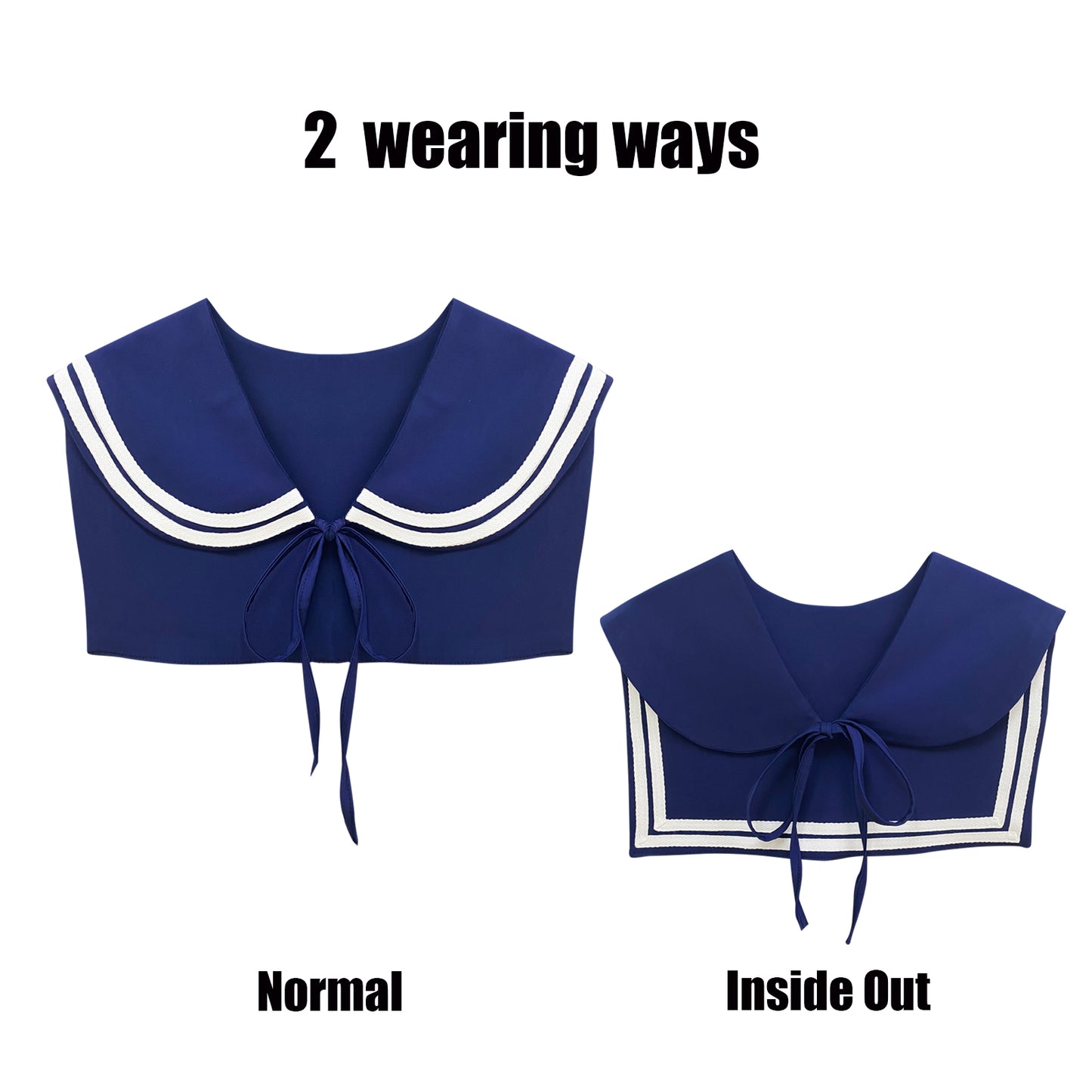 Sailor Collar W-Navy