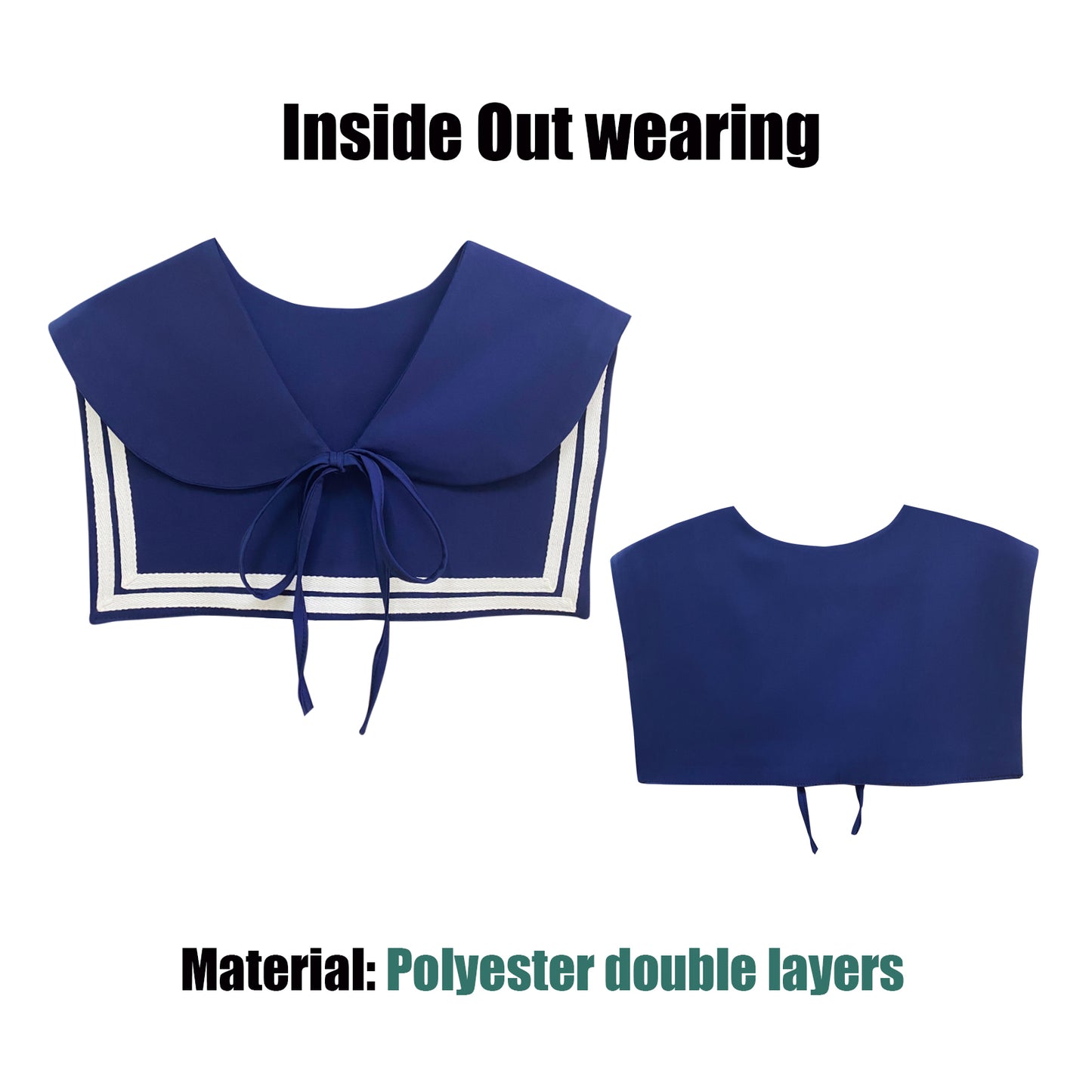 Sailor Collar W-Navy