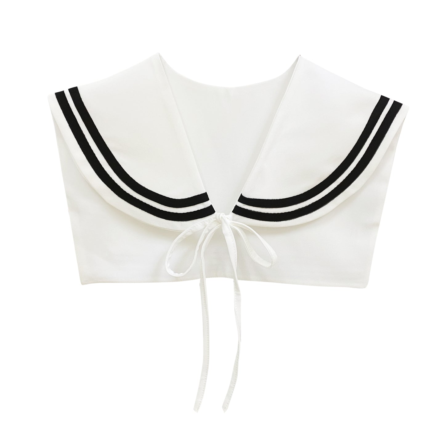 Sailor Collar W-White