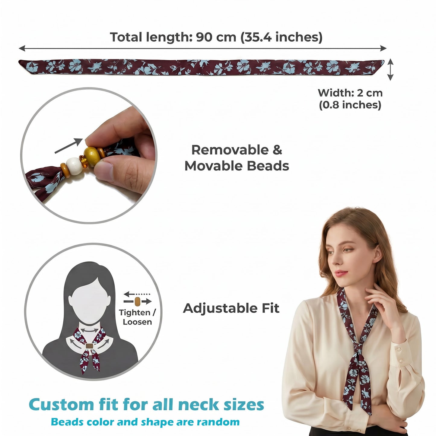 Fashion women tie-C